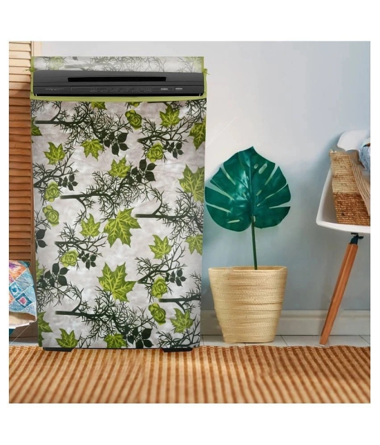 E-Retailer Single Polyester Green Washing Machine Cover for Universal 7 kg Top Load - Green