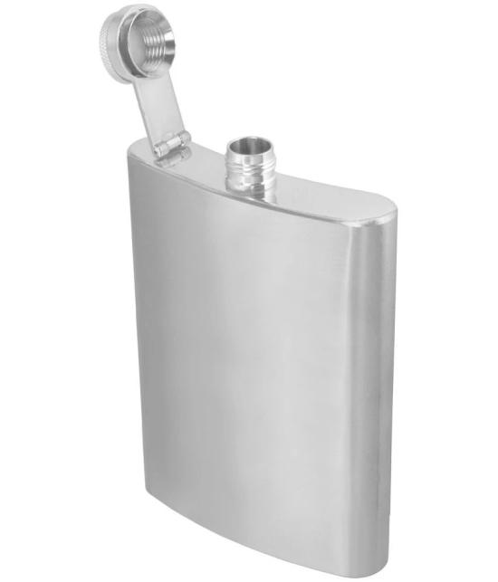 JMALL Steel Hip Flask - Silver