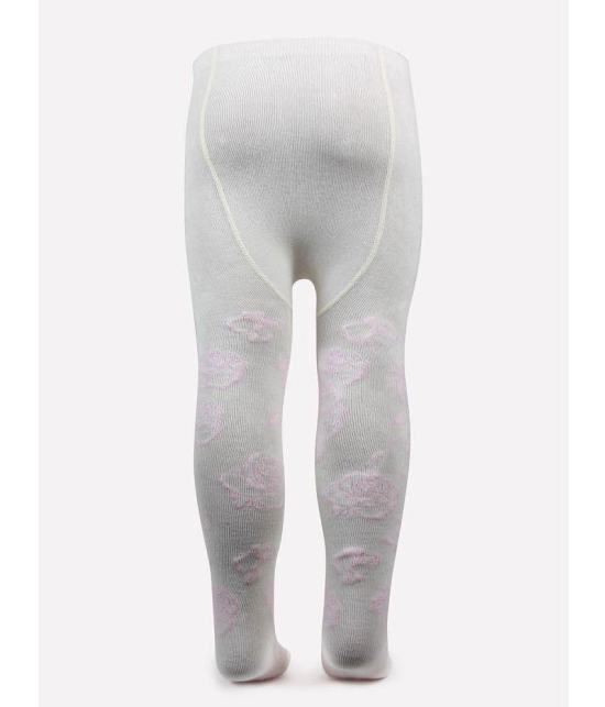 Bonjour - Off White Cotton Legging For Baby Girl ( Pack of 1 ) - None