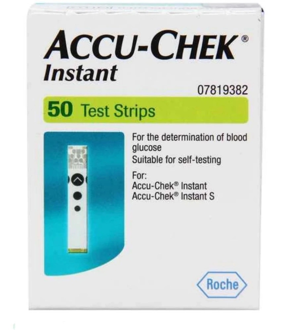 Accu-Chek Instant Test Strips, 50 Count (Multicolor)