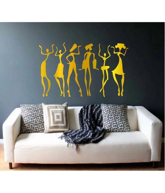 Decor Villa Five painting style Vinyl Wall Stickers