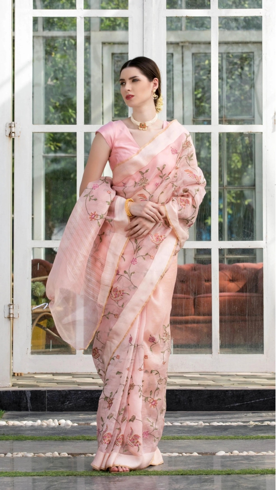 Organza saree