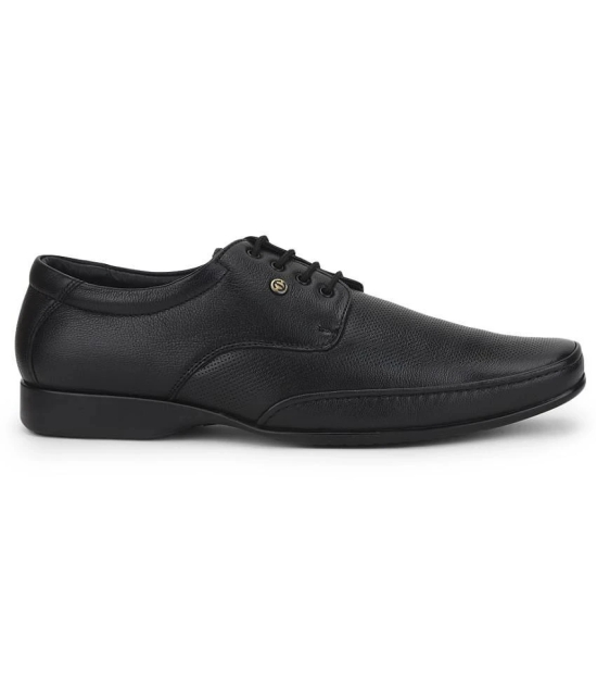 Liberty - Black Mens Derby Formal Shoes - None