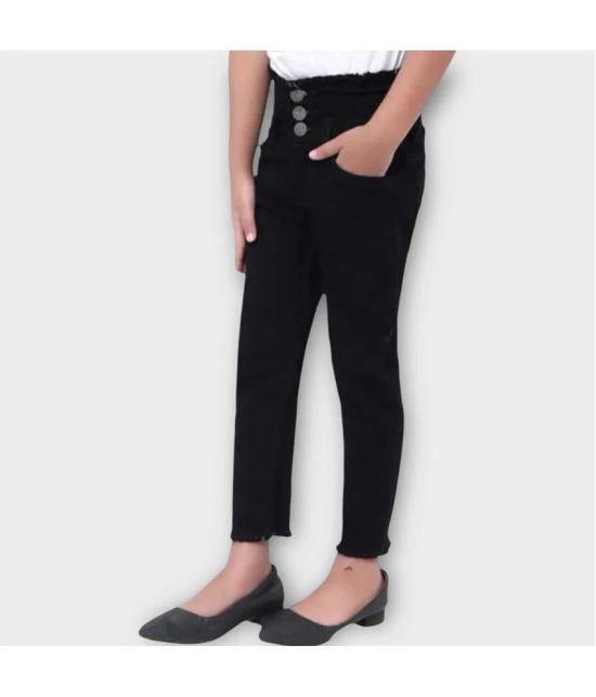 ICONIC ME - Kids Girls Premium Denim Black Jeans - None