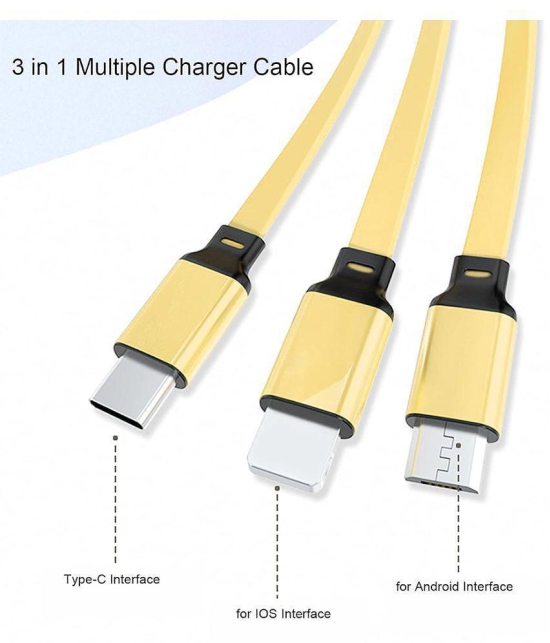 NBOX - Yellow 3A Multi Pin Cable 1.2 Meter - Yellow