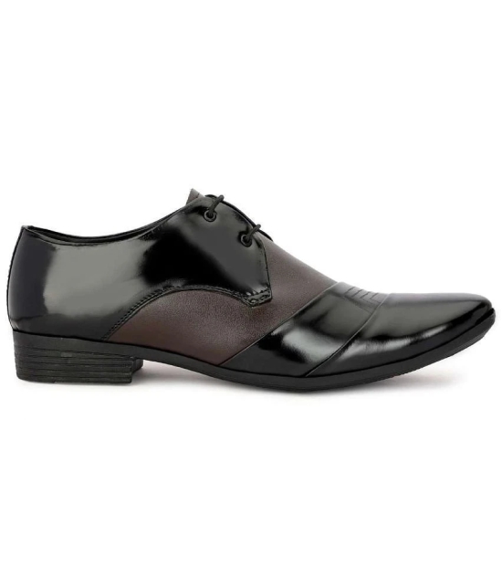 Buxton Black Mens Derby Formal Shoes - None