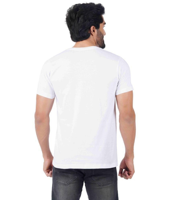 ferocious - White Cotton Regular Fit Men's T-Shirt ( Pack of 2 ) - None