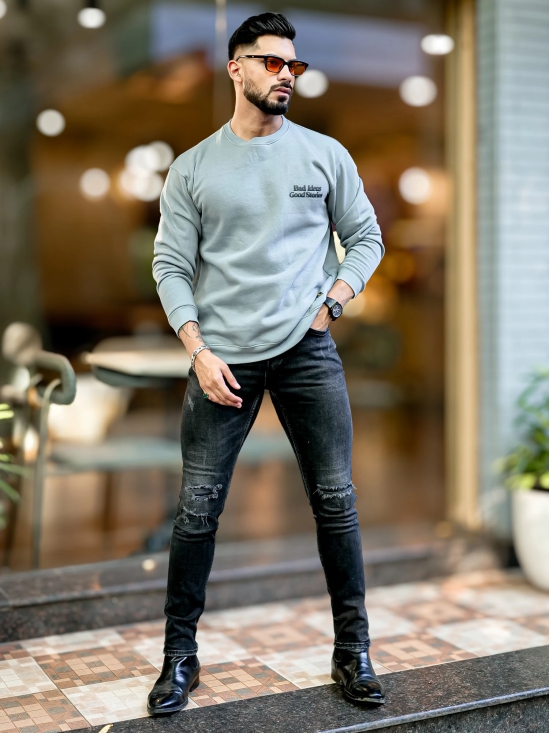 Good Stories Black Sweatshirt-L / Light Grey