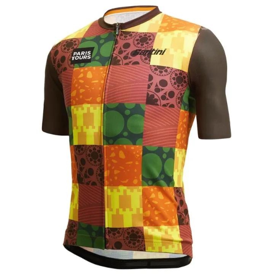 Santini TDF Paris Tours Jersey-Print / L