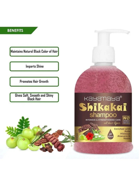 Amla Shikakai Shampoo - Strengthens Roots, Repairs Damage & Fights Hairfall