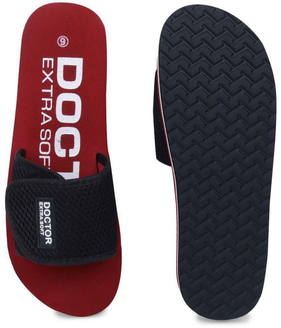 DOCTOR EXTRA SOFT - Maroon  Women''s Slide Flip flop - None