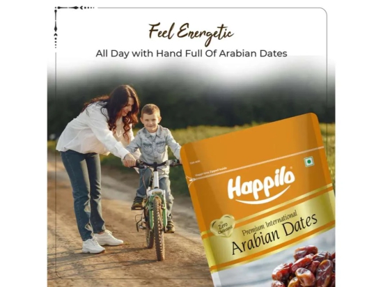 Happilo Premium International Arabian Dates Value Pack 500g