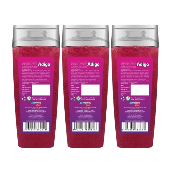 Adigo | Shower gel | Fruity | Fresh 250ml (Pack Of 3)