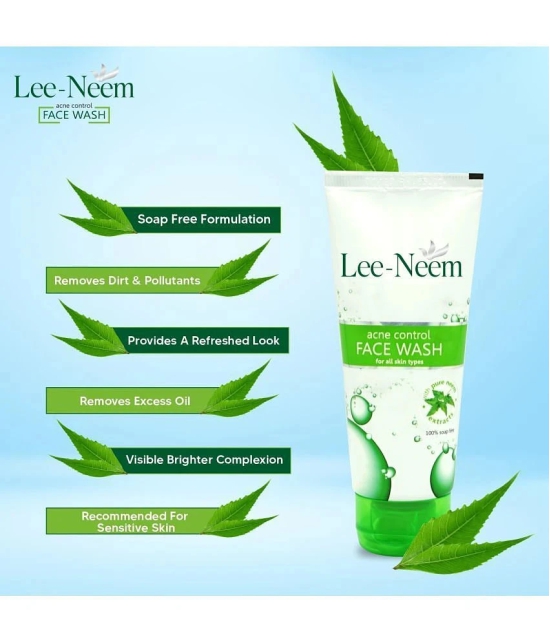 Leeford Lee Neem Acne Control Face wash with Pure Neem Extracts -70 g each ( Pack of 5 )