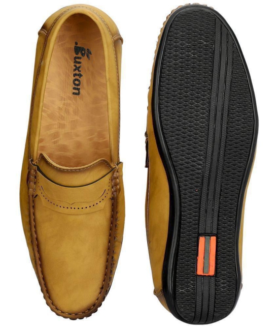 Buxton - Tan Mens Slip on - 6