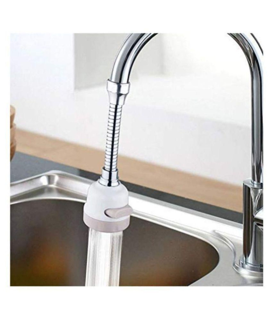 Gatih 360 Â° Chrome Finish Bubbler Saving Water Faucet Plastic(ABS) Health Faucet (Water Sprayer)