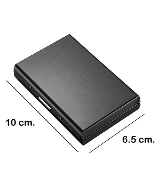 FSN-High Quality Stainless Steel  Black ATM Card Holder