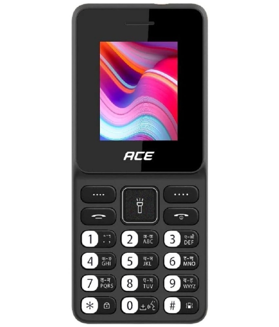 itel Ace2 Heera Dual SIM Feature Phone Black