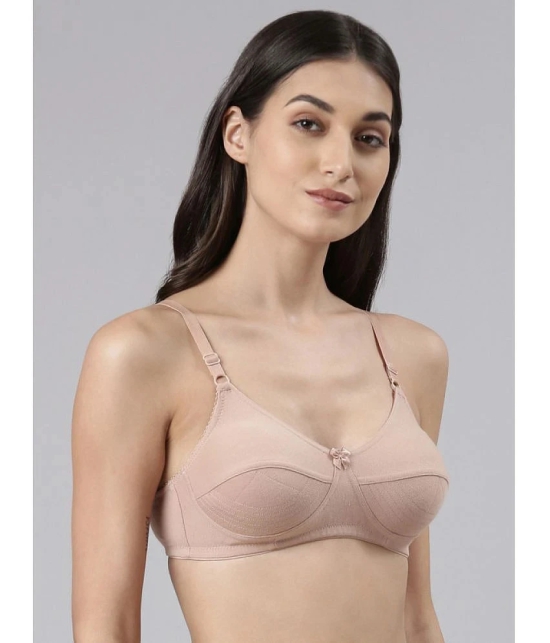 Dollar Missy Beige Cotton Non Padded Womens Everyday Bra ( Pack of 2 ) - None