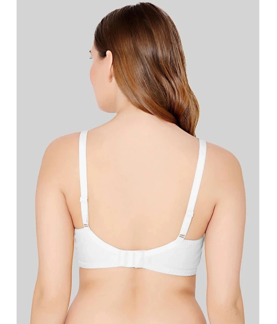 Bodycare White Cotton Blend Non Padded Womens Everyday Bra ( Pack of 1 ) - None