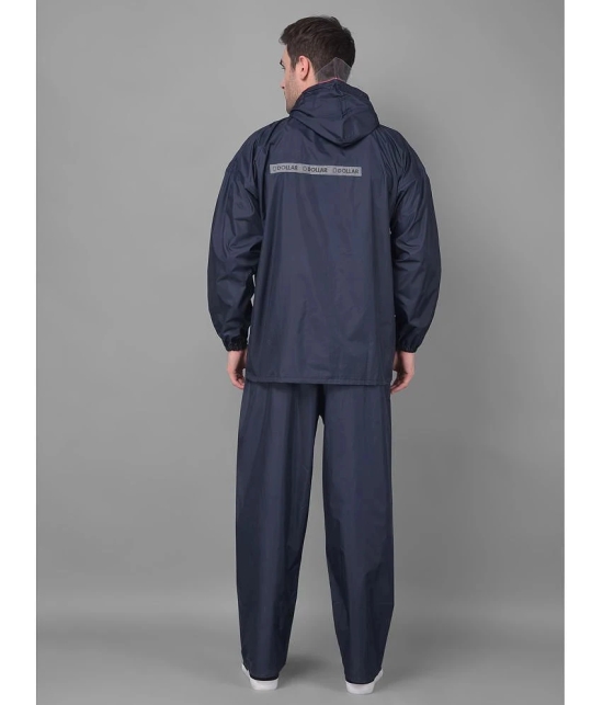 Dollar Blue Polyester Mens Rain Suit ( Pack of 1 ) - 2XL