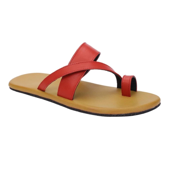 Men Mahi Red | Casual Flip-Flop for Men Men-12