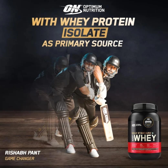 Optimum Nutrition Gold Standard 100% Whey Protein-2.5 kg with ON Creatine 250gm / Double Rich Chocolate