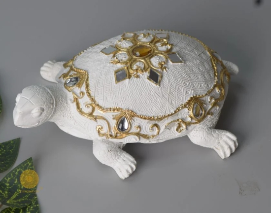 Tortoise Showpiece for Vastu-Gold