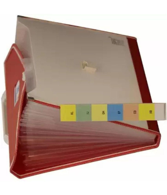 RAVARIYA GRAPHIC - Red File Folder ( Pack of 1 )