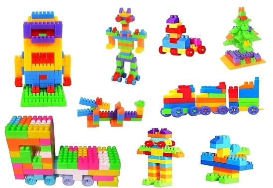 Uttamrobotics Fun & Educational 120 PCS+ Building Block Game for Kids