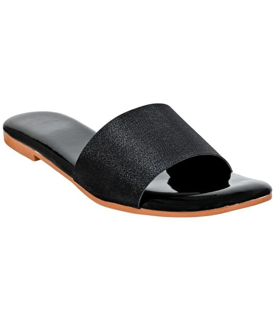 Altek - Black Womens Flats - None