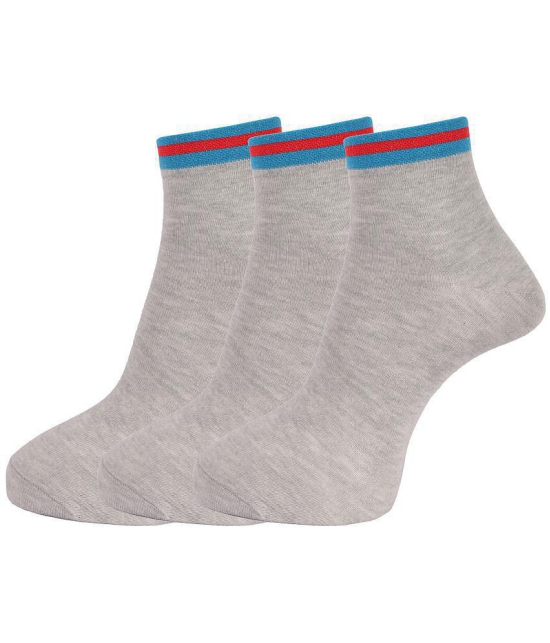 Dollar Socks Cotton Ankle Length Socks Pack of 3 - Multi