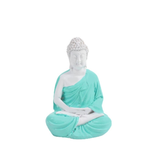 Miniature Samadhi Buddha Decor-Blue