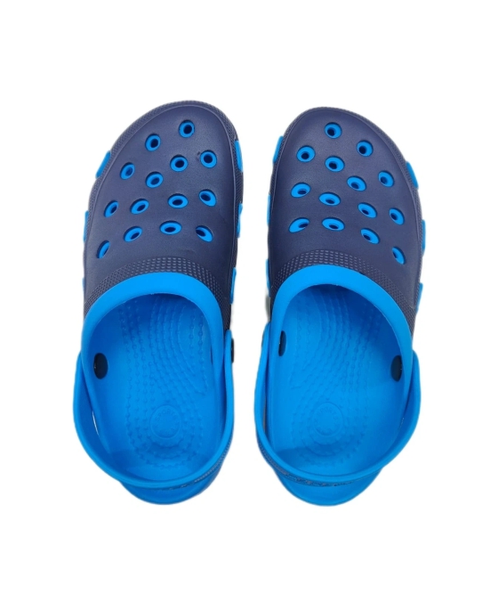 Clog Sandals for Men and Women: Comfortable, Lightweight Design with Durable Upper and Slip-Resistant Outsole for All-Day Wear (Colour - Blue, Size - UK 10) by Total Sporting And Fitness Solutions Pvt Ltd