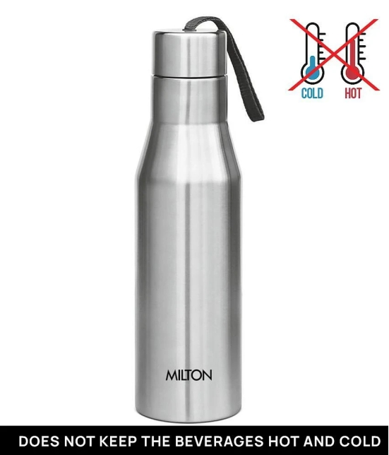 Milton Super 750 Single Wall Stainless Steel Bottle, 650 ml, 1 Piece, Silver - Silver