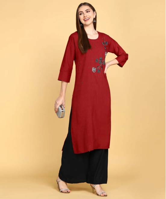 Designer Floral Hand Work Embroidery Kurti