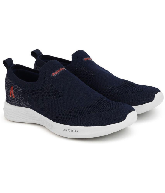 Aqualite Navy Blue Mens Slip-on Shoes - None