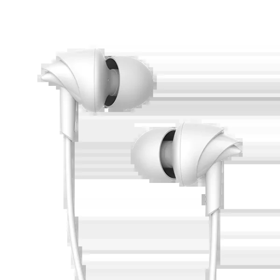 Bassheads 100 | Wired Earphone with 10mm Dynamic Drivers, Stylish Hawk-inspired Design, Super Extra Bass White