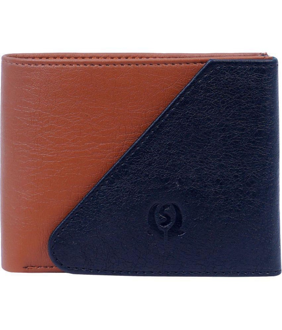 samtroh - PU TAN Men's Regular Wallet ( Pack of 1 ) - Tan