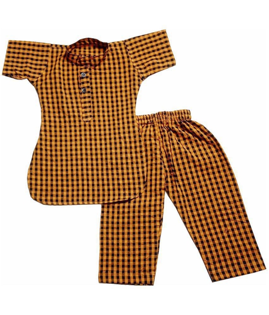 HVM Kids Party Wear Kurta Pyjama Set - None