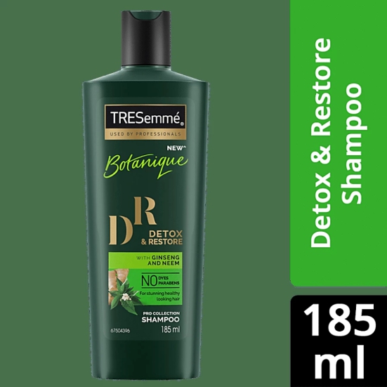 Tresemme Botanique Detox & Restore Pro Collection Shampoo - Ginseng & Neem, 185 Ml