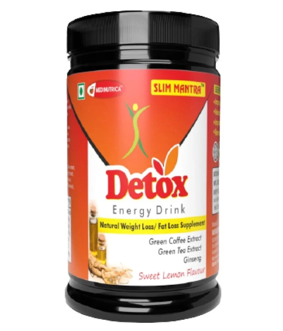 Medinutrica Detox Nutrition Drink - Herbal Slimming Tea Energy Powder 50 gm Lemon