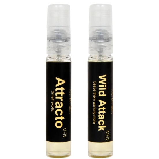 Generic Europa Attracto And Wild Attack Pocket Perfume Spray For Men-Men