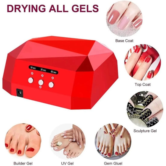 36W LEDs Automatic Sensor LED UV Nail Dryer Nail Curing Nail Art Lamp Manicure Pedicure Tool