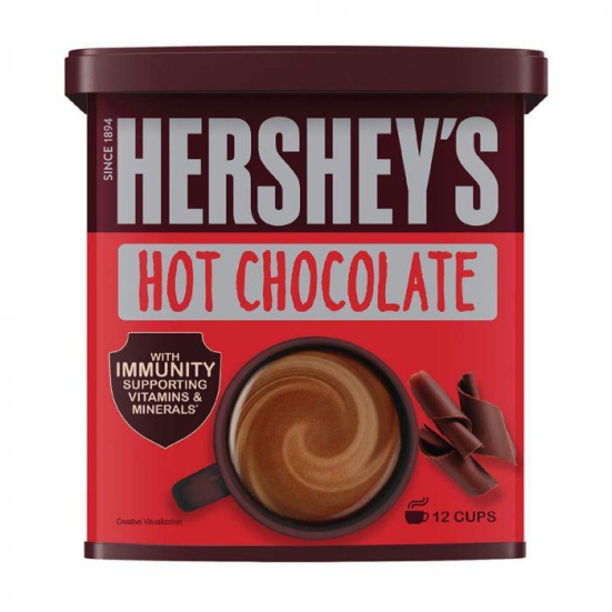 Hershey's Hot Chocolate Drink Powder Mix, Brown, Large, 250 G
