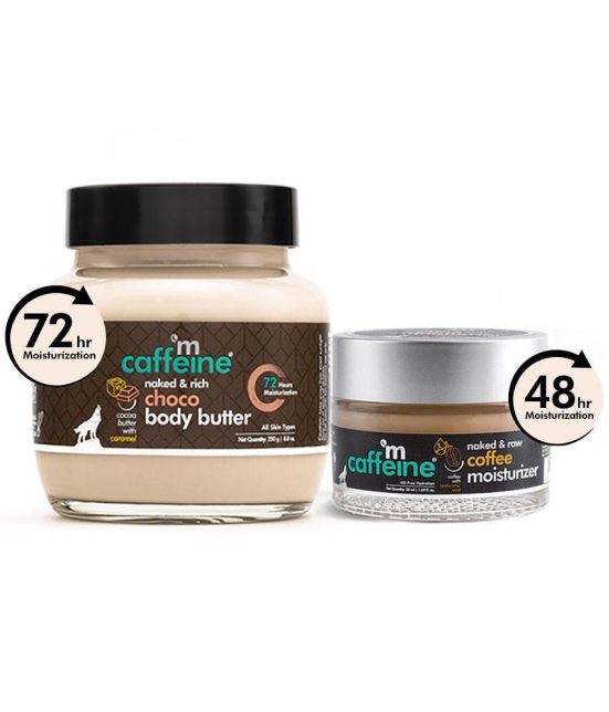 mCaffeine Deep Moisturization Duo - Choco Body Butter & Coffee Face Moisturizer (Pack of 2)