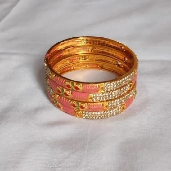 GOLD PLATED BANGLES-SET