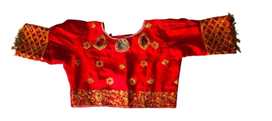 Sonchiraiya Round Nuck Blouse-01