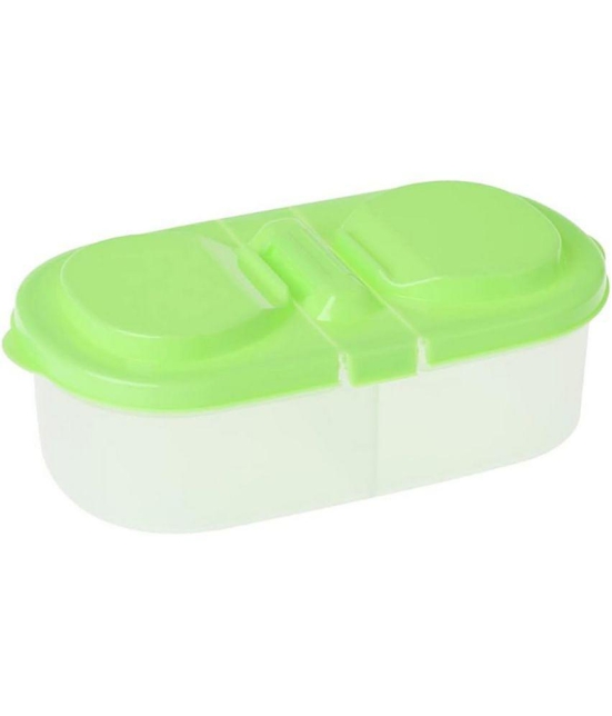 TISYAA Plastic Lunch Box 2 - Container ( Pack of 1 )