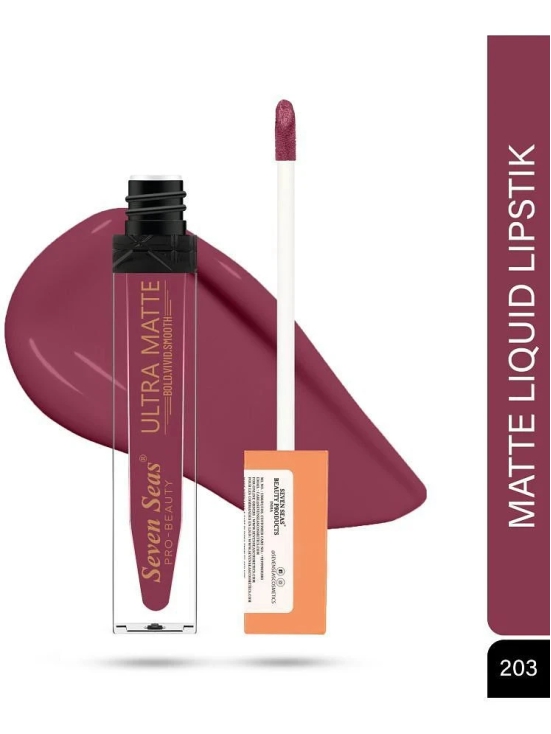 Seven Seas Ultra Matte BOLD,VIVID,SMOOTH The Luxurious Smooth Lipcolor Liquid Lipstick(Rose 2)